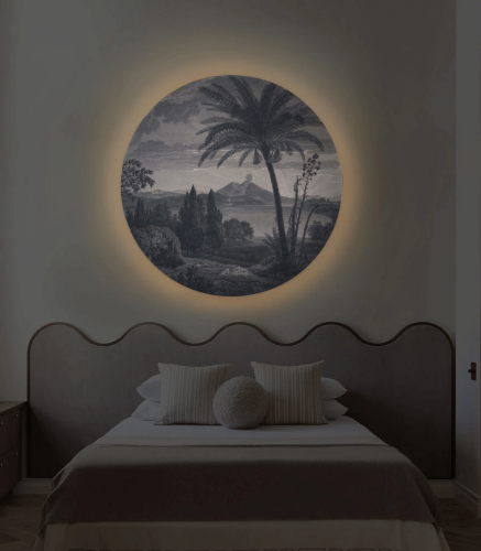 Lampa ścienna / kinkiet DOTS. Lighting Tropical Volcano Vista Blue Wallcolors