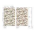 Tapeta tekstylna z motywem ikat Black Edition W958/01 Ebru Istoria