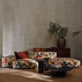 Tkanina welurowa w stylu ikat Black Edition 9161/01 Ebru Istoria