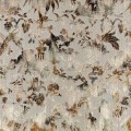 Tkanina welurowa w stylu chinoiserie Black Edition 9166/01 Isenzo Istoria