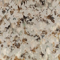 Tkanina welurowa w stylu chinoiserie Black Edition 9166/01 Isenzo Istoria