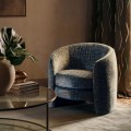 Tkanina - aksamit żakardowy Black Edition 9171/01 Elan Istoria Weaves