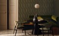 Tkanna - aksamit żakardowy w cętki Black Edition 9172/02 Teba Istoria Weaves