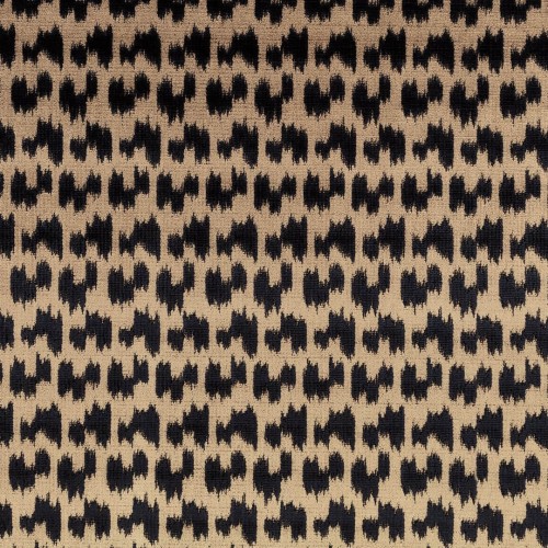 Tkanina - luksusowy aksamit w zwierzęcy wzór Black Edition 9178/02 Koba Istoria Weaves