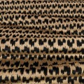 Tkanina - luksusowy aksamit w zwierzęcy wzór Black Edition 9178/02 Koba Istoria Weaves