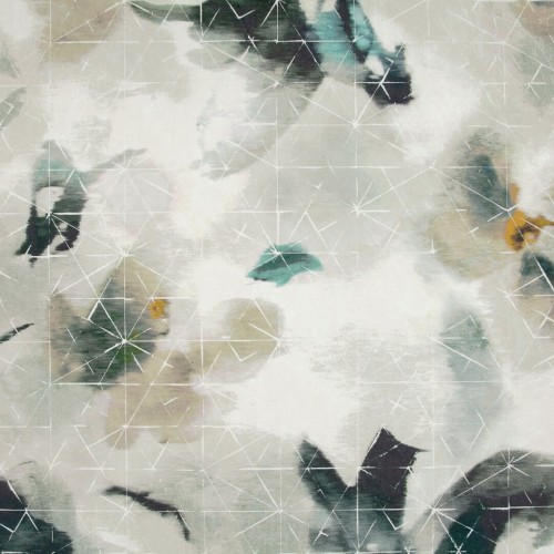 Tapeta abstrakcyjne kwiaty i geometria Black Edition W927/01 Orimono Zafaro