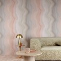 Tapeta winylowa z motywem fal Grandeco HY4011 Hype - 106 cm szer.