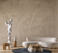 Mural tekstylny 3D ze słoniami Casamance 71580100 Maximus Exploration