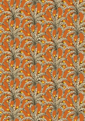 Tapeta egzotyczny damaszek Cole & Son x Ardmore Afrika Damask 129/5018 Baobab