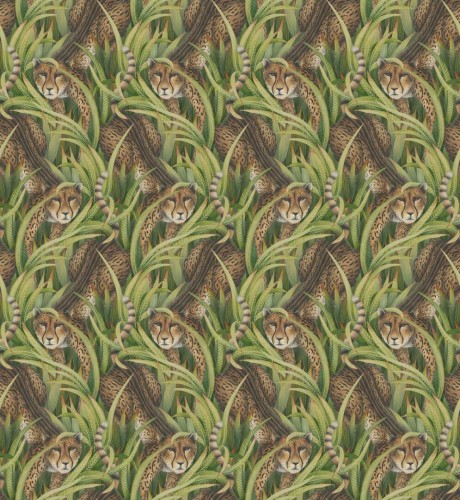 Tapeta gepardy w trawach Cole & Son x Ardmore Cheetah Prowl 129/8042 Baobab