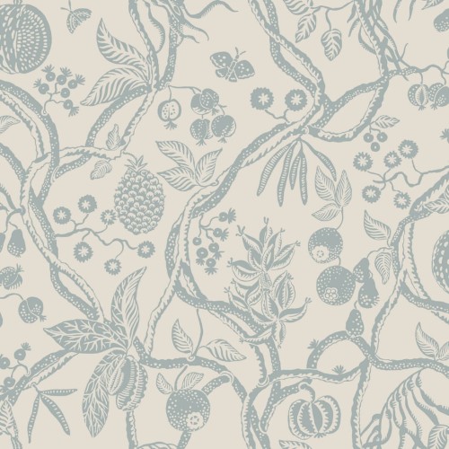 Tapeta roślinne gałęzie Sandberg S10615 Tree of Life Light Blue Familjen