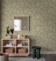 Tapeta ptaki i bambusowe liście Sandberg S10622 Celeste Green Familjen