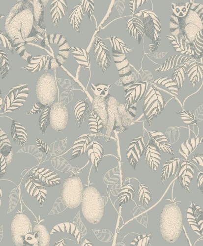 Tapeta lemury Sandberg S10630 Elliot Light Blue Familjen