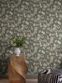 Tapeta lemury Sandberg S10632 Elliot Dark Blue Familjen