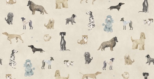 Fototapeta psy Sandberg S10706 Taiga and Friends Familjen