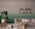 Fototapeta subtelny gradient Sandberg S10708 Skymning Green Familjen
