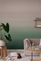 Fototapeta subtelny gradient Sandberg S10708 Skymning Green Familjen