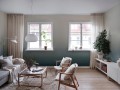 Fototapeta subtelny gradient Sandberg S10709 Skymning Light Blue Familjen