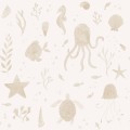 Tapeta podwodne zwierzątka Sandberg S10716 Della Beige Familjen