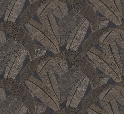 Tapeta liście bananowca Masureel RIC203 Banyan Serica