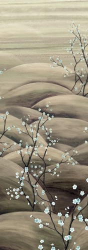 Mural kwitnące gałązki Masureel DGTRA5012 Sakura Traces