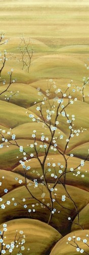 Mural kwitnące gałązki Masureel DGTRA5023 Sakura Traces