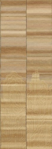 Mural linie górskie Masureel DGTRA8011 Iwa Traces