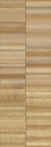 Mural linie górskie Masureel DGTRA8012 Iwa Traces