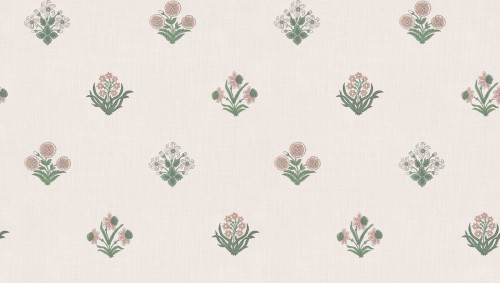 Tapeta drobne kwiaty Sandberg S10818 Amy Pink Rosa & Friends