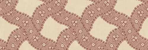 Tapeta w medaliony Sandberg S10820 Annie Red Rosa & Friends