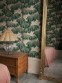 Tapeta drzewa cedrowe Sandberg S10662 Alba Emerald Villa Como