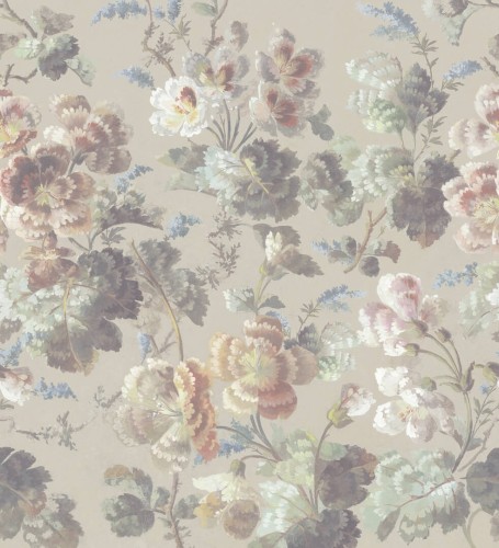 Fototapeta kwiaty vintage Sandberg S10683 Ines Beige Villa Como