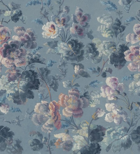 Fototapeta kwiaty vintage Sandberg S10684 Ines Blue Villa Como