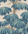 Tapeta drzewa cedrowe Sandberg S10838 Alba Teal Villa Como