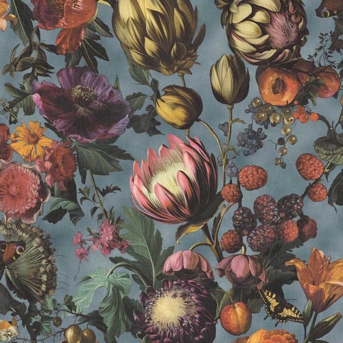 Tapeta kwiatowa z motylami Eijffinger 351232 Mauritshuis