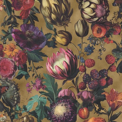 Tapeta kwiatowa z motylami Eijffinger 351234 Mauritshuis