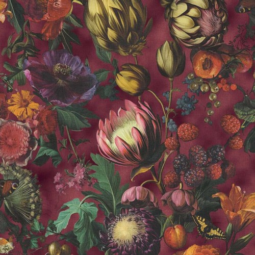 Tapeta kwiatowa z motylami Eijffinger 351235 Mauritshuis