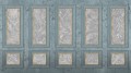 Fototapeta elegancka boazeria i liście Muance MU16039 Palais Grandeur Ivory