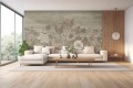 Fototapeta kwietny ogród Muance MU16064 Soft Garden Ivory