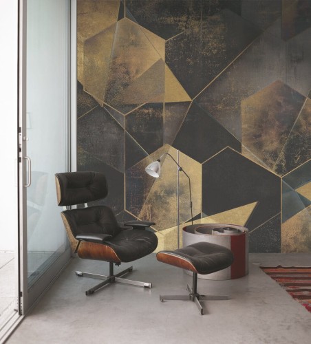 Fototapeta geometryczne kształty Muance MU16077 Noir Geometry Ivory