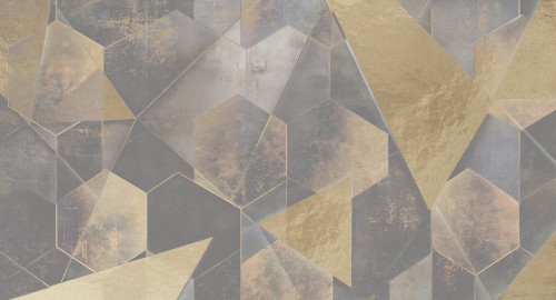 Fototapeta geometryczne kształty Muance MU16078 Noir Geometry Ivory