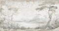 Fototapeta krajobraz natury nad wodą Muance MU16081 Dreamy Landscape Ivory