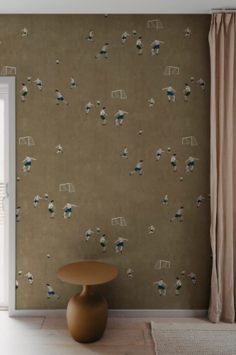 Fototapeta piłka nożna Rebel Walls R21782 Soccer Sand Hot Pops