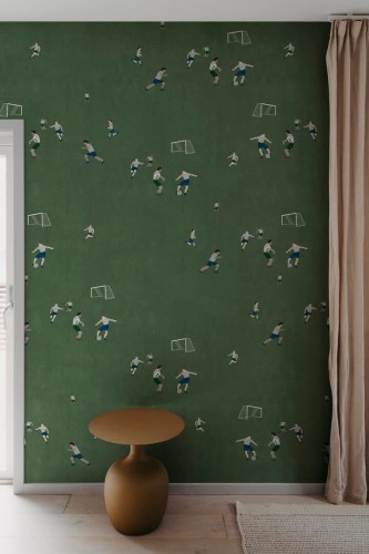 Fototapeta piłka nożna Rebel Walls R21783 Soccer Green Hot Pops