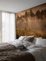 Mural sosny we mgle Boras Tapeter Studio 9774W Dimslojar Marie Mattsson