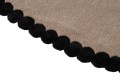 Dywan okrągły beżowy z czarnym obramowaniem Carpets & More X Magda Fornal 5010 LAILA ROUND Classics