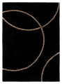 Dywan finezyjne linie Carpets & More X Magda Fornal 5013 LUNA BLACK BEIGE Classics