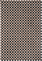 Dywan szachownica Carpets & More X Magda Fornal 5015 FLICKER DARK GREEN BEIGE BROWN Classics