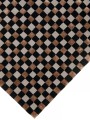 Dywan szachownica Carpets & More X Magda Fornal 5018 FLICKER BLACK GREY BROWN Classics