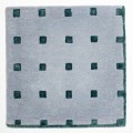 Dywan nowoczesny w kwadraty Carpets & More X Magda Fornal 5021 DELTA GREY BLUE Classics